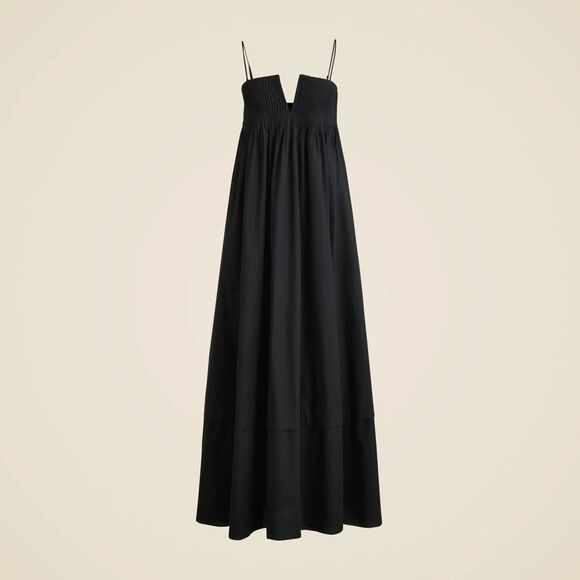NWT J CREW Collection strapless notched maxi dress in black - Picture 3 of 7
